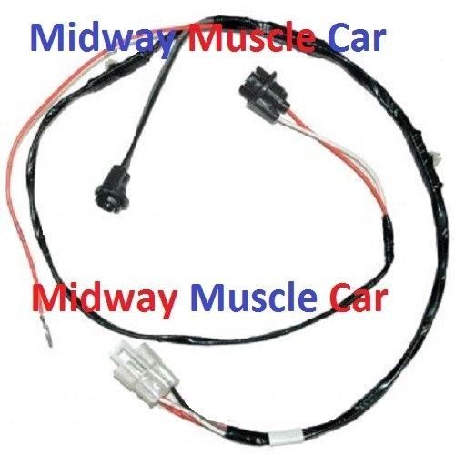 rear floor console wiring harness 64 65 66 Pontiac GTO LeMans tempest