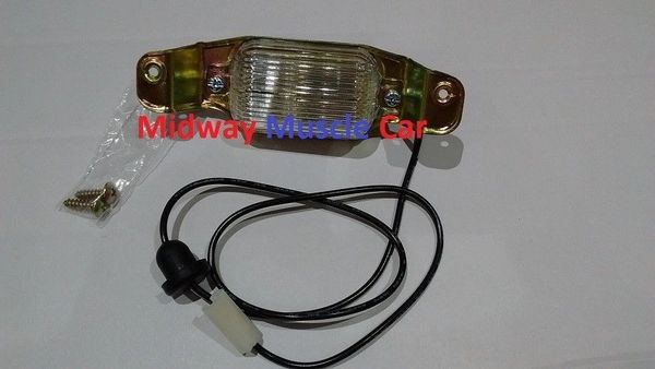 license plate light lamp assembly Chevy Chevelle Nova Camaro Pontiac Firebird
