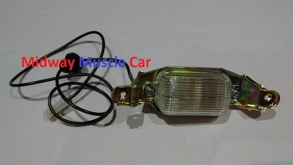 license plate light lamp assembly 65-72 Pontiac GTO Lemans Tempest