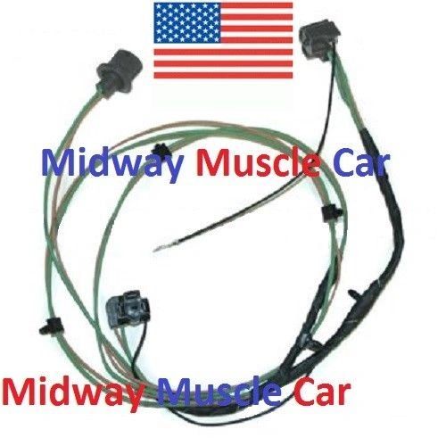 front headlight extension wiring harness Chevy pickup truck suburban 63-66