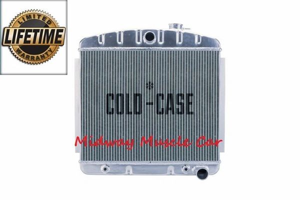 55 56 57 Chevy tri-5 Cold-Case performance aluminum radiator V8 mount # RPE562