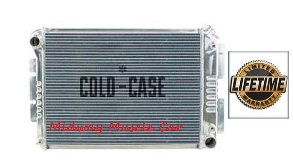 67 68 69 Firebird Camaro BB Cold-Case aluminum performance radiator w/ Auto Trans # RFE11AL