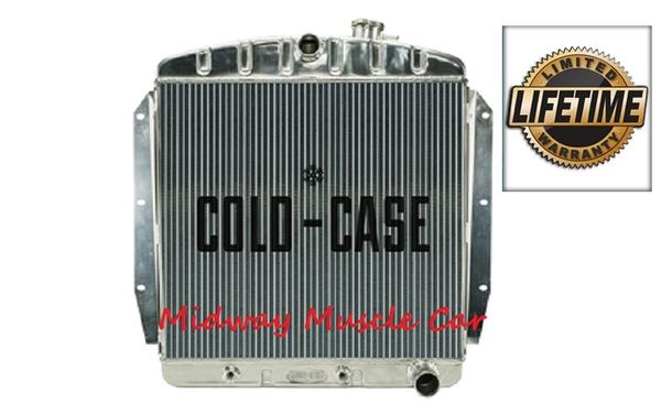 55 56 57 58 59 Chevy GMC pickup truck suburban Cold-Case aluminum performance radiator # RPE567