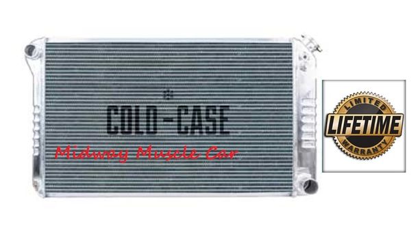 77-87 Chevy GMC Pickup truck Suburban Cold-Case aluminum performance radiator # RPE556a RPE556