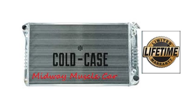 67-76 Chevy GMC Pickup truck Suburban Cold-Case aluminum performance radiator # RPE558ATF