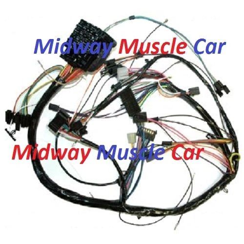 dash wiring harness 72 Chevy Chevelle Malibu El Camino SS