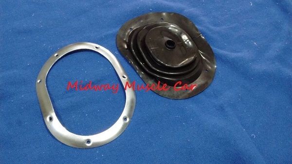 manual trans shifter console boot & retainer ring 64-67 Chevy Chevelle