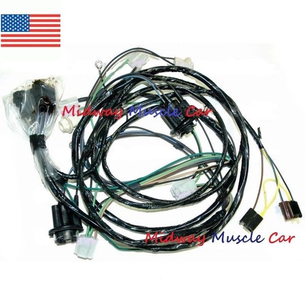 front end head lamp light wiring harness 68-72 Buick Gran Sport Skylark GS