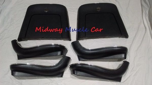 bucket seat plastic seatback & side trim panels 69-72 Chevy Chevelle Pontiac GTO