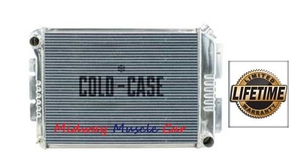 67-69 Firebird Camaro SB Cold-Case aluminum performance radiator w/ Manual Trans