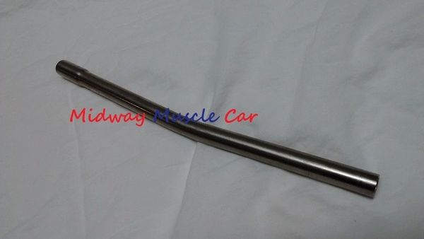 stainless steel 66-79 pontiac V8 press in block oil dipstick tube GTO T/A G/P