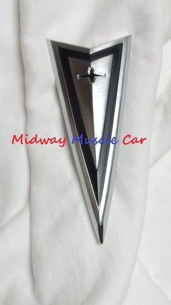 64 1964 Pontiac GTO Lemans Tempest hood ornament emblem | Midway Muscle Car