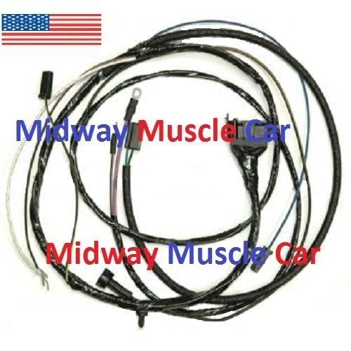 engine wiring harness 64 Chevy Impala Biscayne SS bel air 230 6 cyl