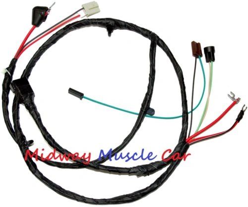 front end head light lamp wiring harness w/internal alt 63-66 Chevy pickup truck