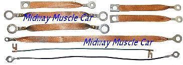 ground strap set 55 56 57 58 59 60 Chevy Corvette 265 283