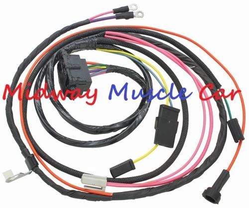 HEI engine wiring harness V8 1966 66 Chevy Chevelle el camino Malibu with a/c