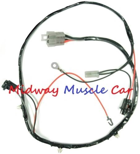 rear floor console wiring harness early 1964 64 Pontiac GTO LeMans tempest