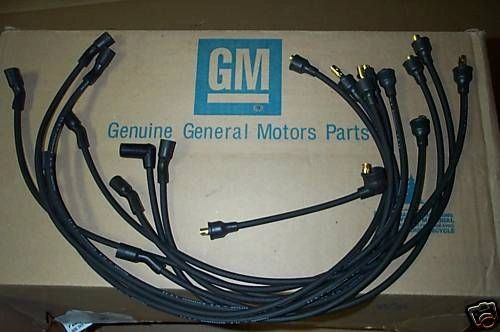 1-Q-70 date coded plug wires V8 70 Chevy 350 327 camaro
