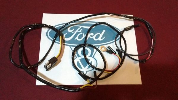 66 Ford Mustang v8 Engine Gauge Feed Wiring Harness 1966 289
