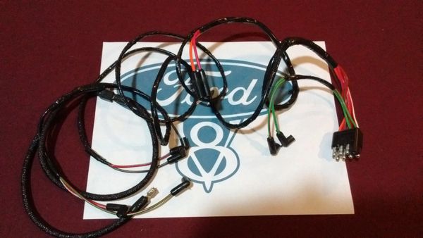 64 Ford Mustang v8 Engine Gauge Feed Wiring Harness 1964 260 289