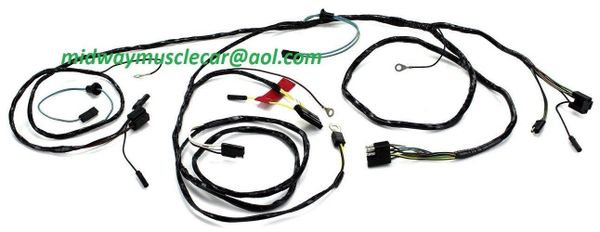 front end light forward lamp Wiring Harness 65 Ford Mustang w/ sweep speedo