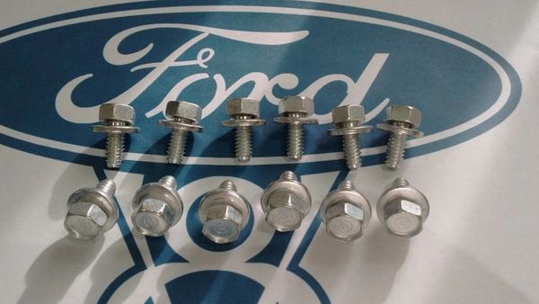 64-73 Ford Mustang Falcon Galaxie Cougar steel valve cover bolt hardware kit