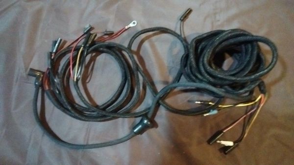 63 Ford Falcon 2dr sedan & conv rear Tail light lamp Wiring Harness 260 289