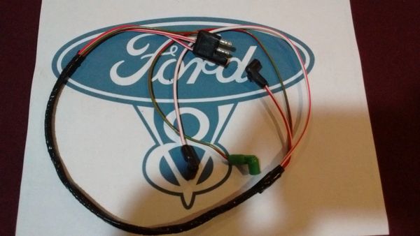 67 Ford Mustang v8 Engine Gauge Feed Wiring Harness 289 302 w/o tach