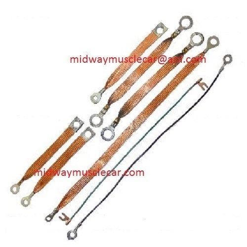 ground strap set 61 62 Chevy Corvette 1961 1962 chevrolet vet