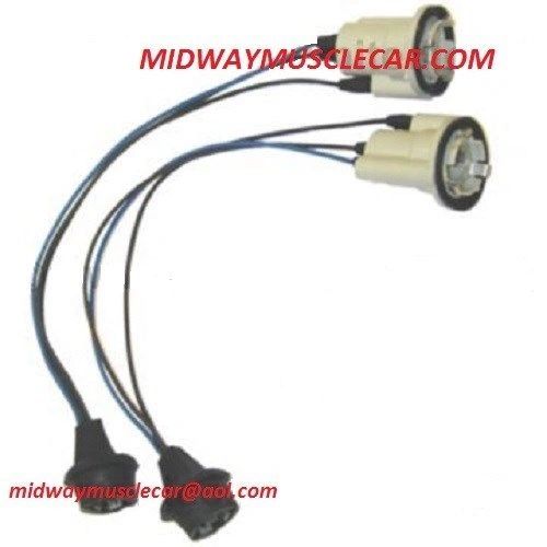 front parking turn signal light extension wiring harness 70-77 Corvette Chevy
