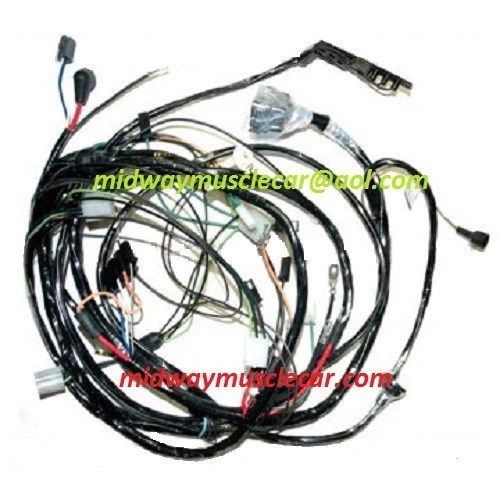 Front End Headlight Wiring Harness For 1970-1971 Chevy Camaro V8 – New, Vintage Fit