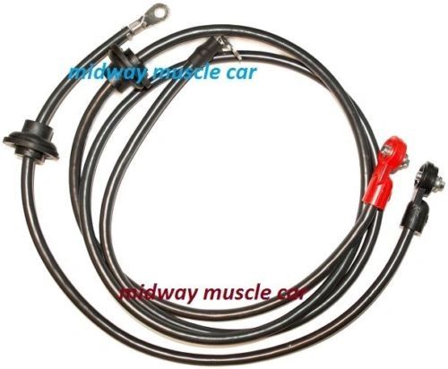 71 Chevy Corvette C3 original Correct BATTERY CABLE Set