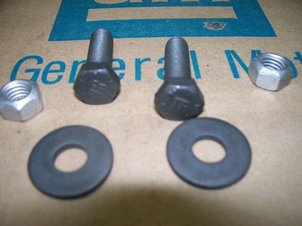 NOS idler arm bolts & nuts Buick Olds Cutlass 442 GS gran sport 64-72 oldsmobile
