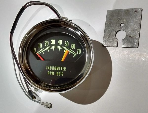 kneeknocker tachometer 66 Chevy chevelle malibu el camino 5600 rpm tach