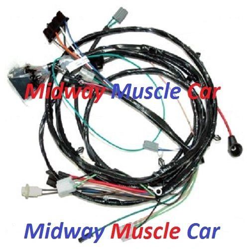 front end light headlight headlamp wiring harness 70 Chevy Nova