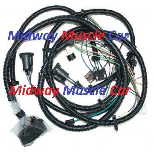 front end forward head light lamp wiring harness 72 73 74 Chevy Camaro