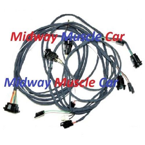 rear body tail light trunk wiring harness 67 68 Chevy Camaro rally sport z/28 SS