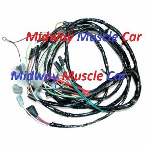 front end head light lamp wiring harness 64 65 66 67 Chevy Chevelle Malibu