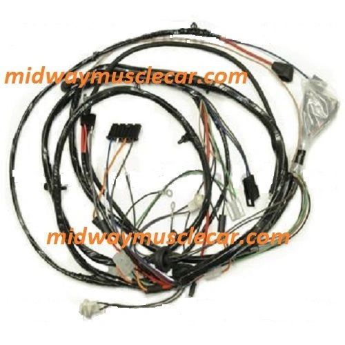 front end headlight headlamp light wiring harness 68 Chevy Chevelle El Camino