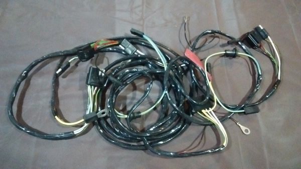 front end headlight lamp feed to firewall wiring harness 65 Ford Mustang w/lamps