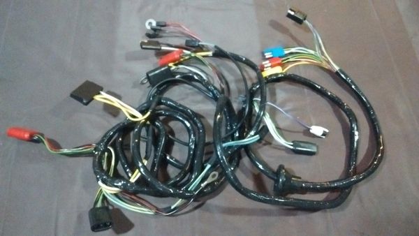 front end headlight feed firewall wiring harness 67 Ford Mustang w/o tach w/o GT