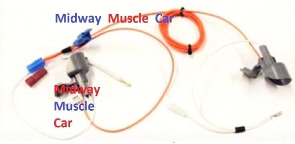 under dash courtesy light wiring harness 71 72 Chevy Chevelle El Camino