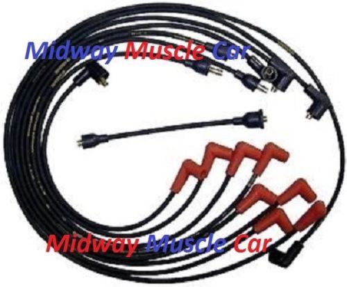 1-Q-67 date coded spark plug wires 67 MOPAR 440 Charger GTX coronet belvedere