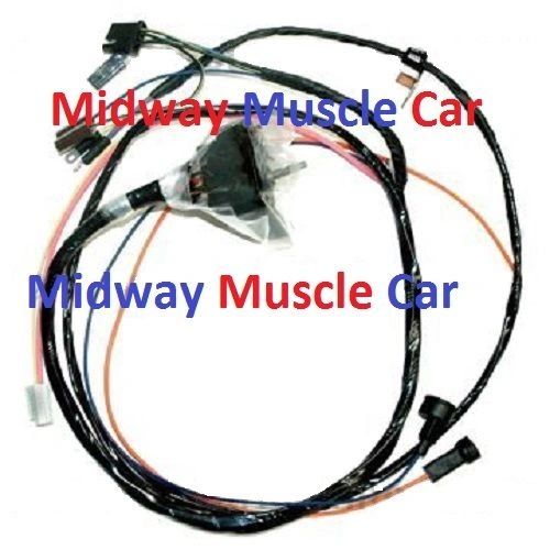 HEI engine wiring harness 68 69 Chevy Chevelle 396 427 Malibu w/ warning lights