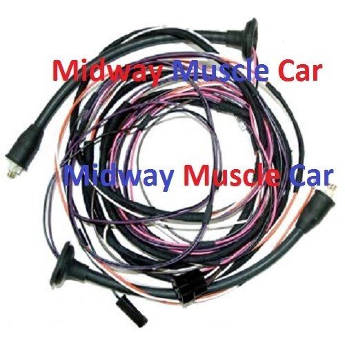 rear body taillight lamp wiring harness 57 Chevy 210 Bel Air 2dr sedan