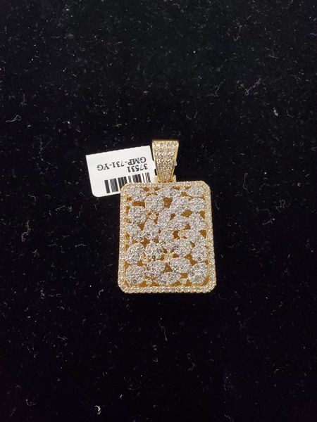 14KT VVS Diamond Charm | Gold teeth for Sale | Eman Grilzz ...