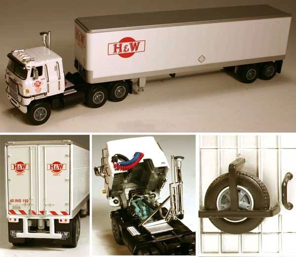DCP H&W Motor Freight International Transtar II COE 1/64 SCALE