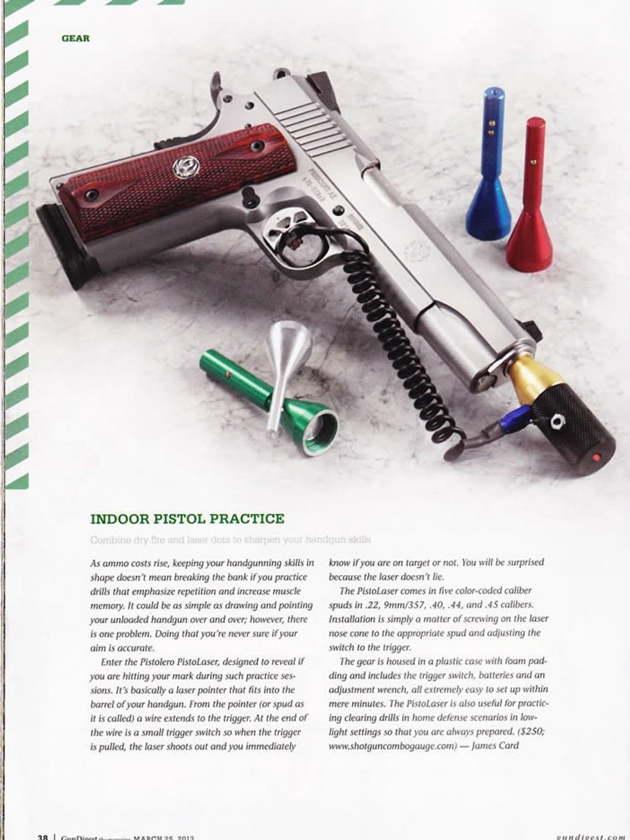 Gun Digest Review of Pistolero PistoLaser