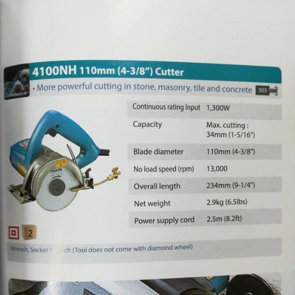 Makita 4100NH Cutter S-S Services And Trading