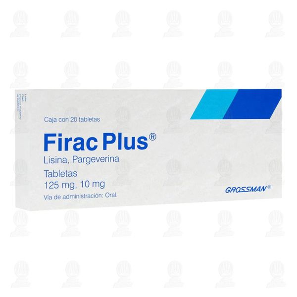 FIRAC PLUS TAB. 125/10 MG. CAJA C/20